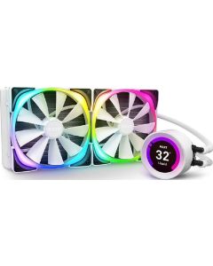 NZXT كراكن Z63 آر جي بي أبيض 280 مم مروحة تبريد سائلة مع شاشة إل سي دي
