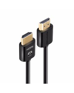 كابل بروميت برولينك 4K2-300 HDMI عالي الجودة 4K، 60 هرتز، بطول 3 أمتار، مزود بموصلات إيثرنت ومطلية بالذهب عيار 24 قيراطًا - تصميم مرن وعالي المتانة، وتوافق عالمي