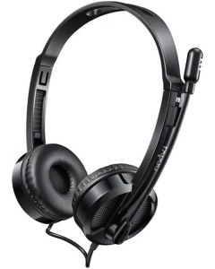 سماعة رأس ستريو USB سلكية من رابو H120 باللون الأسود 18008