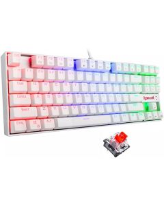 ريدراجون لوحة مفاتيح ميكانيكية  K552W-RGB-1 ، لون أبيض ، عربي