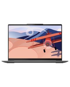 لابتوب لينوفو يوغا سليم 6 بمعالج إنتل كور i5-13500H، ذاكرة وصول عشوائي 16 جيجابايت DDR5، تخزين SSD بسعة 512 جيجابايت، رسومات إنتل آيريس Xe، شاشة IPL مقاس 14 بوصة WUXGA، لوحة مفاتيح إنجليزية عربية، لون ستورم جراي، نظام تشغيل ويندوز 11