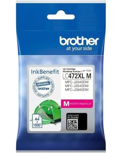 خرطوشة حبر عالية السعة Brother LC472XL-M (لون أرجواني - Magenta)