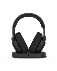 Fractal Design Scape Dark Gaming Headset – 40mm Neodymium Drivers, Noise-Cancelling Detachable Mic, Cross-Platform Compatibility, Matte Dark Finish- FD-HS-SCA1-01