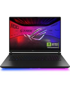 لابتوب الألعاب Asus ROG Strix SCAR 18 G835LW-S9100W بمعالج Intel Core Ultra 9-275HX، ذاكرة وصول عشوائي 64 جيجابايت DDR5، تخزين 2 تيرابايت SSD، بطاقة رسومات NVIDIA RTX5080 بسعة 16 جيجابايت، شاشة 18 بوصة WQXGA بمعدل تحديث 240 هرتز، نظام التشغيل Windows 11 H