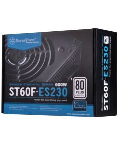 سيلفرستون 80 بلس 230 فولت الاتحاد الأوروبي 600 واط ATX مزود الطاقة SST-ST60F-ES230
