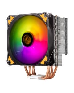 مبرد هواء وحدة المعالجة المركزية SILVERSTONE SST-AR12-TUF RGB بتقنية الاتصال المباشر بالأنابيب الحرارية النحاسية المتقدمة (HDC)