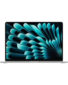  آبل ماك بوك إير 13 بوصة شاشة Liquid Retina شريحة M4 مع معالج 10 أنوية معالج رسومات 10 أنوية 16 جيجابايت ذاكرة عشوائية 512 جيجابايت تخزين SSD لوحة مفاتيح إنجليزية فضي