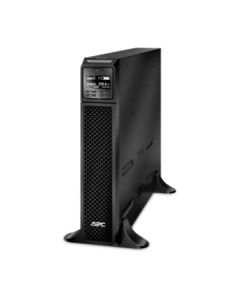 جهاز APC SRT1500XLI Smart-UPS On-Line، بقدرة 1500 فولت أمبير / 1500 واط، تصميم برجي، جهد 230 فولت، مزود بـ 6 منافذ IEC C13، يحتوي على فتحة SmartSlot، يدعم التشغيل لفترة ممتدة، ولا يشمل مجموعة التثبيت على الرف.
