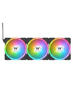 Thermaltake Swafan EX14 ARGB 140mm Sync PC Cooling Fan TT Premium Edition (3-Fan Pack)-Black