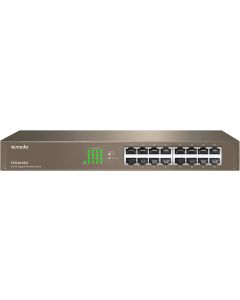 تبديل تيندا TEG1016D 16-منفذ جيجابت إيثرنت بدون مروحة توصيل وتشغيل