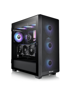 ثيرمال تيك S250 TG ARGB ميد تاور Chassis,أسود ,CA-1Y6-00M1WN-00