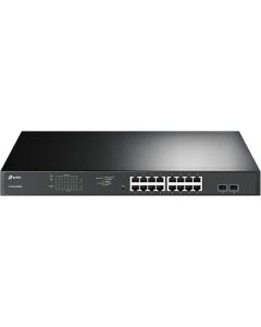 TP-Link TL-SG1218MPE JetStream 16-Port Gigabit Easy Smart PoE+ Switch with 2× SFP Slots