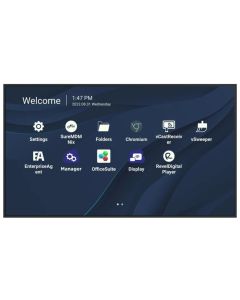 ViewSonic CDE8630 86″ 4K UHD Android Presentation Display – 24/7 Digital Signage & USB‑C PD