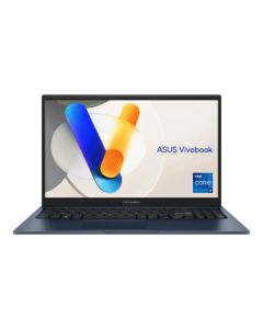 حاسوب محمول ASUS Vivobook 15 X1504VA-NJ121W بمعالج Intel Core i7-1355U وذاكرة RAM بسعة 16 جيجابايت وتخزين SSD بسعة 512 جيجابايت ورسومات Intel، شاشة 15.6 بوصة FHD، لوحة مفاتيح إنجليزية/عربية، اللون الأزرق، نظام التشغيل Windows 11 Home