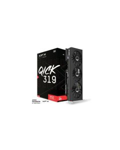 بطاقة رسوميات XFX Speedster QICK 319 Radeon RX 7700 XT Black Edition RX-77TQICKB9