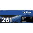 Brother TN-261BK Genuine Black Toner Cartridge, Standard Yield
