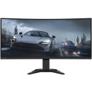 Lenovo Gaming Curved Monitor 34 inch G34W-30 WQHD 3440x1440 VA Display 165Hz Refresh Rate 0.5ms Response Time Speaker DP HDMI Black 