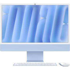 Apple iMac 24 inch 4.5K Retina Standard Display Apple M4 with 10-Core CPU 10-Core GPU 16GB RAM 256GB SSD Storage English Keyboard Blue