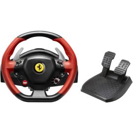 Thrustmaster Ferrari 458 Spider Racing Wheel Kinect Detection LED Adjustable Wheel Sensitivity Central Clamping System Xbox One Red 