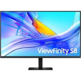 شاشة سامسونج الذكية S8 S8UD 4K UHD VA مقاس 37 بوصة، 3840 × 2160، معدل تحديث 60 هرتز، وقت استجابة 5 مللي ثانية، خاصية خالية من الوميض، لون أسود