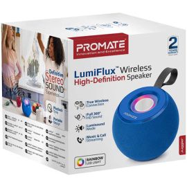 Promate Juggler LumiFlux Wireless High Definition Speaker Full 360 Surround HD Sound 5W Speaker