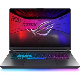 لابتوب ألعاب أسوس ROG Strix G16 G615LP-RV079 بمعالج Intel Core Ultra 9 275HX، ذاكرة RAM بسعة 32 جيجابايت، سعة تخزين SSD بحجم 1 تيرابايت، بطاقة رسومات NVIDIA RTX 5070 بسعة 8 جيجابايت، شاشة بحجم 16 بوصة بدقة WUXGA، لوحة مفاتيح إنجليزية، اللون: رمادي إكليبس 