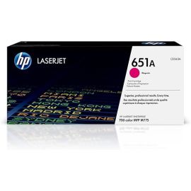 خرطوشة الحبر الأصلية HP 651A باللون الأرجواني (الماجنتا) لطابعات ليزرJet – رقم الطراز CE343A