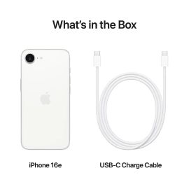 Apple iPhone 16e 8GB 256GB 5G White- International Version