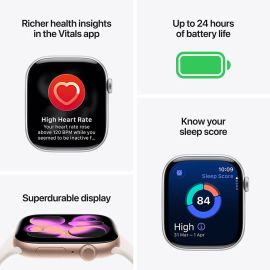 Apple Watch Series 11 GPS 42mm Space Gray Aluminium Case with Black Sport Band