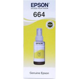 Epson T6641 EcoTank Ink Bottle – Yellow, 70ml, Printer Refill