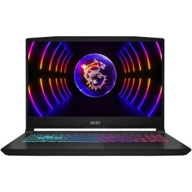 لابتوب الألعاب MSI Katana 15 بمعالج إنتل كور i9-14900HX، ذاكرة RAM بسعة 16 جيجابايت، تخزين SSD بسعة 512 جيجابايت، بطاقة رسومات NVIDIA RTX 5070 بسعة 8 جيجابايت، شاشة بحجم 15.6 بوصة، لوحة مفاتيح إنجليزية، اللون: أسود، نظام التشغيل (ويندوز 11 معدل)