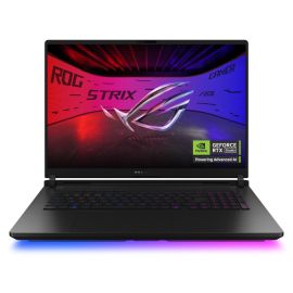 حاسوب محمول للألعاب Asus ROG Strix SCAR 18 G835LR-SA040W بمعالج Intel Ultra 9 275HX، ذاكرة 64 جيجابايت، تخزين SSD بسعة 2 تيرابايت، بطاقة رسومات NVIDIA RTX 5070Ti بسعة 12 جيجابايت، شاشة 18 بوصة WQXGA، لوحة مفاتيح باللغتين الإنجليزية والعربية، اللون الأسود،