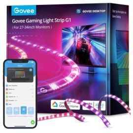 Govee Gaming Light Strip G1 H6609312 – Smart RGBIC LED Gaming Strip with Wi-Fi, Bluetooth & Music Sync
