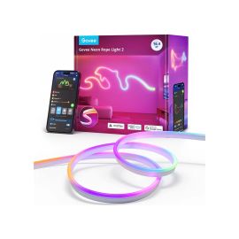 Govee Neon LED Strip Light 5M Preinstalled – White RGBIC Smart LED with Wi-Fi, Bluetooth & Voice Control