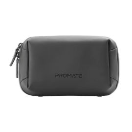 Promate Velvena Tech Organizer Pouch – Compact  lightweight PU Zippered Pouch for Gadgets