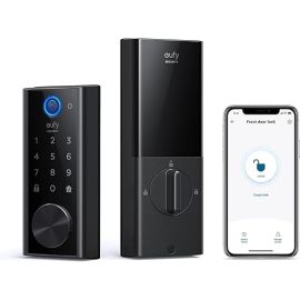 eufy Security S230 Smart Lock Touch & Wi-Fi – Keyless Entry Door Lock with Fingerprint Scanner, Bluetooth Electronic Deadbolt, Touchscreen Keypad, BHMA Certified